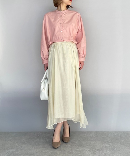 PICCIN(ピッチン)の「前後2WAYブラウス(シャツ/ブラウス・レディース・オフホワイト/ピンク・M/L)」の20枚目の写真