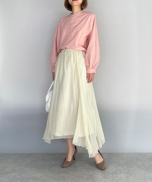 PICCIN(ピッチン)の「前後2WAYブラウス(シャツ/ブラウス・レディース・オフホワイト/ピンク・M/L)」の17枚目の写真