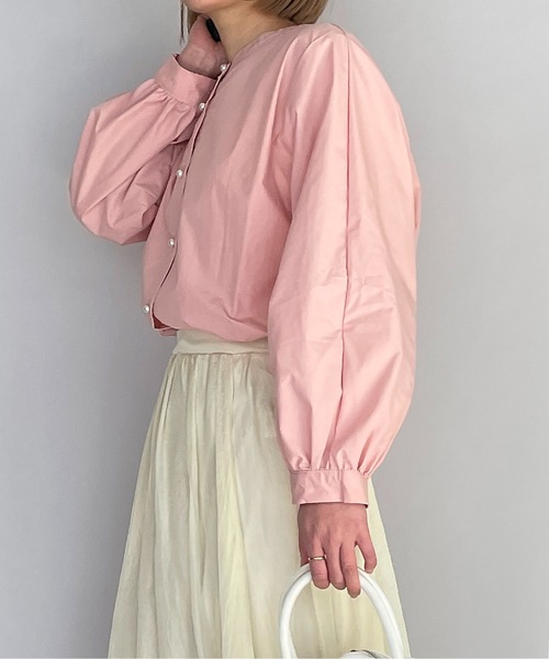 PICCIN(ピッチン)の「前後2WAYブラウス(シャツ/ブラウス・レディース・オフホワイト/ピンク・M/L)」の22枚目の写真