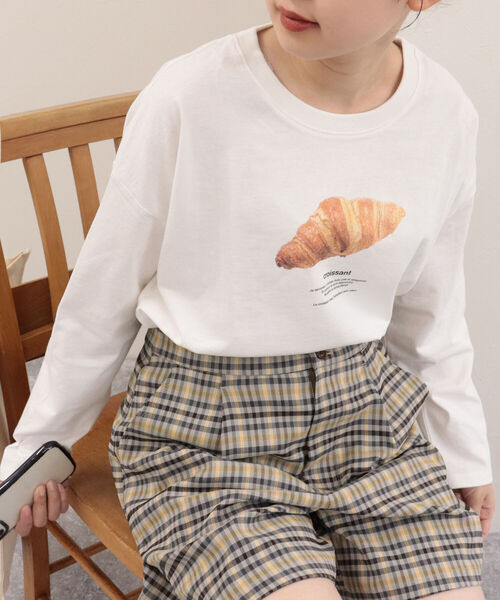 fredy repit(フレディレピ)の「Bread ロンT(Tシャツ/カットソー・レディース・オフホワイト/ホワイト系その他2/ホワイト系その他3・38)」の2枚目の写真