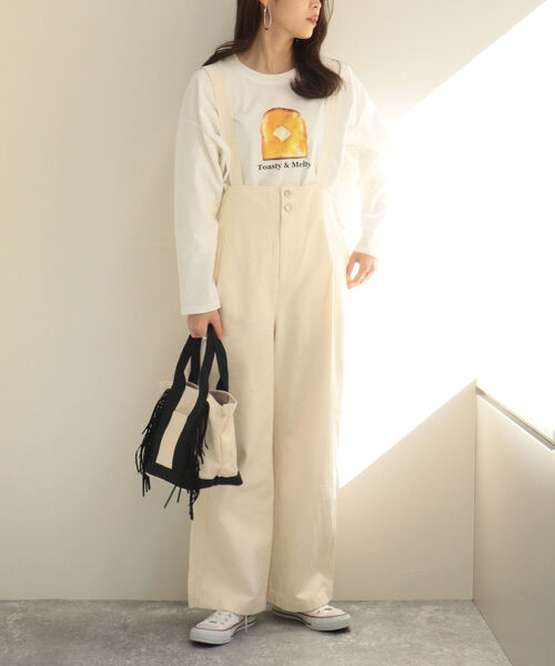 fredy repit(フレディレピ)の「Bread ロンT(Tシャツ/カットソー・レディース・オフホワイト/ホワイト系その他2/ホワイト系その他3・38)」の10枚目の写真