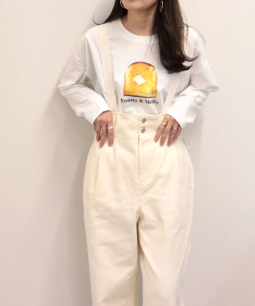 fredy repit(フレディレピ)の「Bread ロンT(Tシャツ/カットソー・レディース・オフホワイト/ホワイト系その他2/ホワイト系その他3・38)」の13枚目の写真