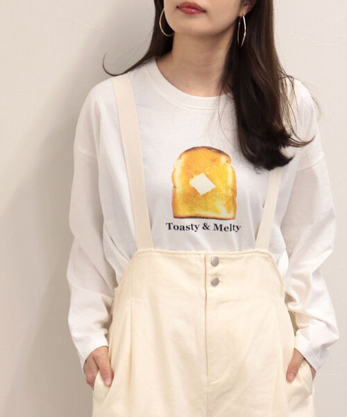 fredy repit(フレディレピ)の「Bread ロンT(Tシャツ/カットソー・レディース・オフホワイト/ホワイト系その他2/ホワイト系その他3・38)」の15枚目の写真
