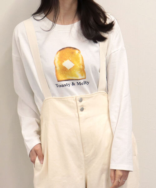 fredy repit(フレディレピ)の「Bread ロンT(Tシャツ/カットソー・レディース・オフホワイト/ホワイト系その他2/ホワイト系その他3・38)」の16枚目の写真