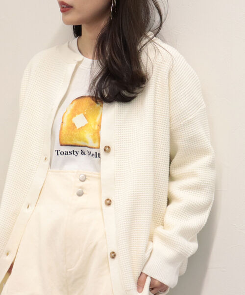 fredy repit(フレディレピ)の「Bread ロンT(Tシャツ/カットソー・レディース・オフホワイト/ホワイト系その他2/ホワイト系その他3・38)」の17枚目の写真