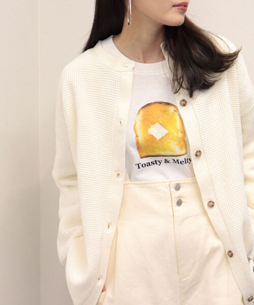 fredy repit(フレディレピ)の「Bread ロンT(Tシャツ/カットソー・レディース・オフホワイト/ホワイト系その他2/ホワイト系その他3・38)」の18枚目の写真