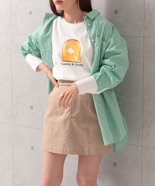 fredy repit(フレディレピ)の「Bread ロンT(Tシャツ/カットソー・レディース・オフホワイト/ホワイト系その他2/ホワイト系その他3・38)」の20枚目の写真