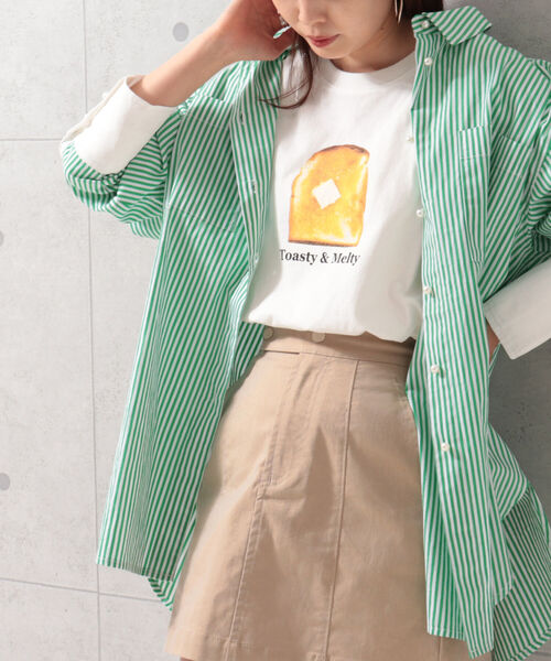 fredy repit(フレディレピ)の「Bread ロンT(Tシャツ/カットソー・レディース・オフホワイト/ホワイト系その他2/ホワイト系その他3・38)」の22枚目の写真