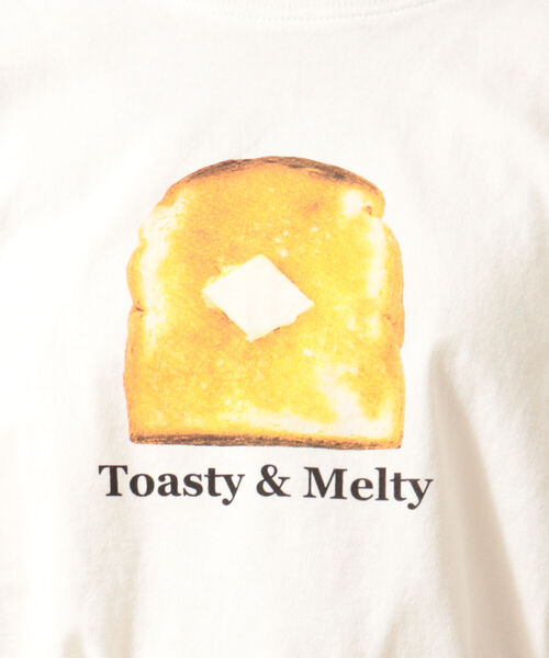 fredy repit(フレディレピ)の「Bread ロンT(Tシャツ/カットソー・レディース・オフホワイト/ホワイト系その他2/ホワイト系その他3・38)」の7枚目の写真