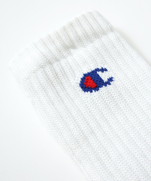 Champion(チャンピオン)の「【CHAMPION/チャンピオン】足底パイル ワンポイントロゴフルレングスソックス(靴下) 3足組(3P)(ソックス/靴下・メンズ・ブラック/ホワイト/グレー/ネイビー・MEDIUM/LARGE/SMALL)」の11枚目の写真