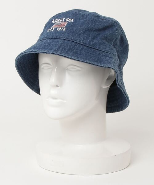 AVIREX（アヴィレックス）の「【WEB&DEPOT限定】バケット ハット / BUCKET HAT 'USA'（ハット）」 WEAR