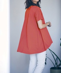 〈Beautiful Cotton 綿100%〉UVカット/接触冷感 裾フレアTシャツ