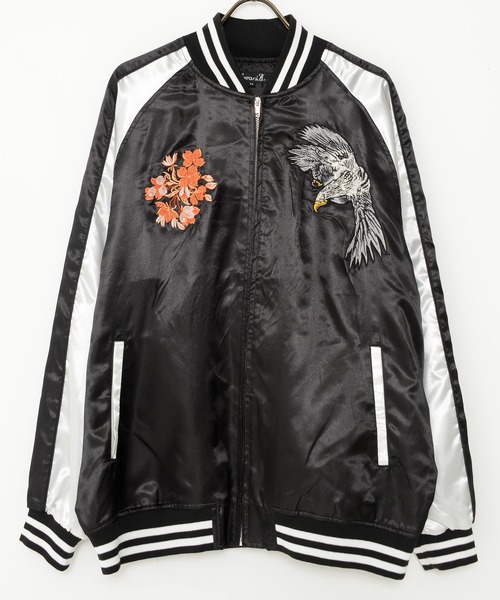 【値下げ可】BULLET CLUB バレットクラブ スカジャン Mサイズ シンニチプレミアム-アパレル