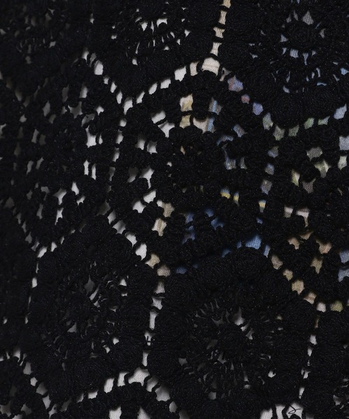 mysty woman(ミスティウーマン)の「2WAY刺繍襟ベスト 274588(ベスト・レディース・ブラック/アイボリー・FREE)」の20枚目の写真