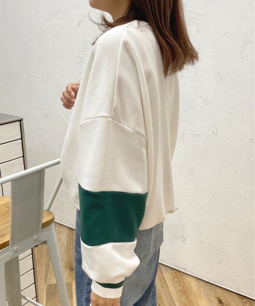apres jour(アプレジュール)の「ラインデザインスウェット【ZOZOTOWN限定アイテム】(スウェット・レディース・ナチュラル/ホワイト系その他/オフホワイト・フリー/X-LARGE)」の8枚目の写真