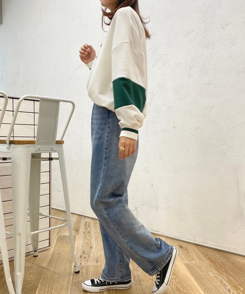 apres jour(アプレジュール)の「ラインデザインスウェット【ZOZOTOWN限定アイテム】(スウェット・レディース・ナチュラル/ホワイト系その他/オフホワイト・フリー/X-LARGE)」の12枚目の写真