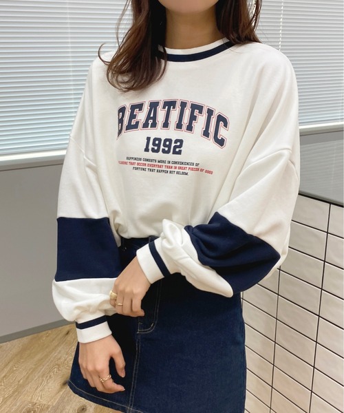 apres jour(アプレジュール)の「ラインデザインスウェット【ZOZOTOWN限定アイテム】(スウェット・レディース・ナチュラル/ホワイト系その他/オフホワイト・フリー/X-LARGE)」の13枚目の写真