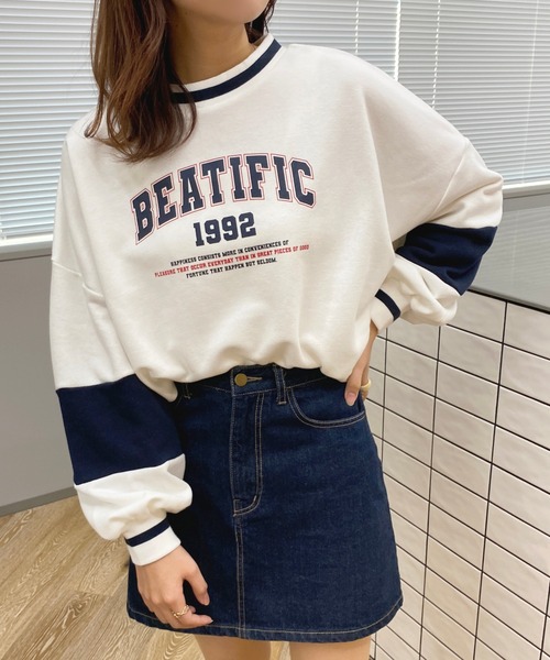 apres jour(アプレジュール)の「ラインデザインスウェット【ZOZOTOWN限定アイテム】(スウェット・レディース・ナチュラル/ホワイト系その他/オフホワイト・フリー/X-LARGE)」の14枚目の写真