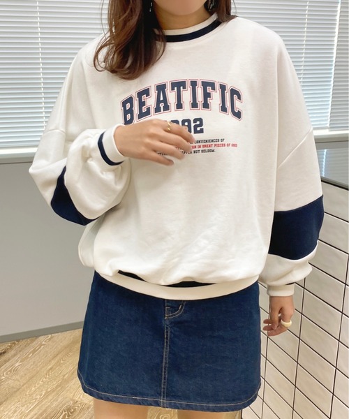 apres jour(アプレジュール)の「ラインデザインスウェット【ZOZOTOWN限定アイテム】(スウェット・レディース・ナチュラル/ホワイト系その他/オフホワイト・フリー/X-LARGE)」の15枚目の写真