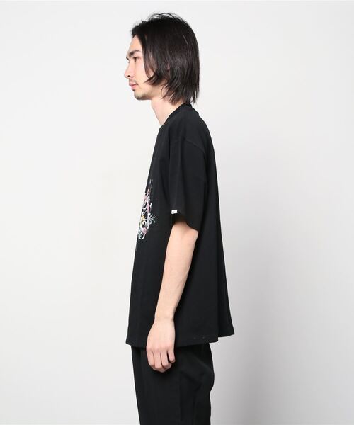 rehacer(レアセル)の「rehacer : The Florist HW Wide T / フローリスト ヘビーウェイト ワイド Tシャツ(Tシャツ/カットソー・メンズ・ブラック/ホワイト・LARGE/X-LARGE/MEDIUM)」の12枚目の写真