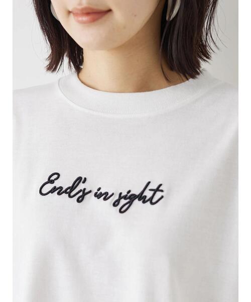 Green　Parks（グリーンパークス）の「ワンポイントロゴロンT（Tシャツ/カットソー・レディース・ブルー/ブラック・FREE）」の10枚目の写真