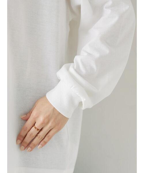 Green　Parks（グリーンパークス）の「ワンポイントロゴロンT（Tシャツ/カットソー・レディース・ブルー/ブラック・FREE）」の11枚目の写真