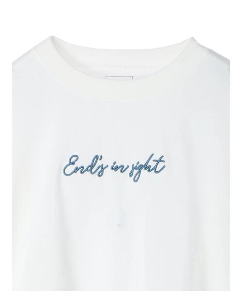 Green　Parks（グリーンパークス）の「ワンポイントロゴロンT（Tシャツ/カットソー・レディース・ブルー/ブラック・FREE）」の16枚目の写真