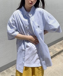 半袖ボタンダウンブロードシャツ