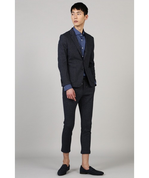 HIGH STREET（ハイストリート）の「HIGH STREET∴サークルプリントカッタウェイシャツ（ビジネスシャツ・メンズ・アイボリー/ベージュ/ネイビー・L/M/LL/S）」の9枚目の写真