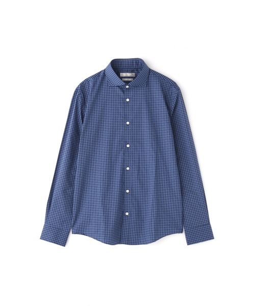 HIGH STREET（ハイストリート）の「HIGH STREET∴サークルプリントカッタウェイシャツ（ビジネスシャツ・メンズ・アイボリー/ベージュ/ネイビー・L/M/LL/S）」の17枚目の写真