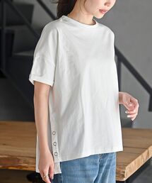 裾ボタンBIGカットTee