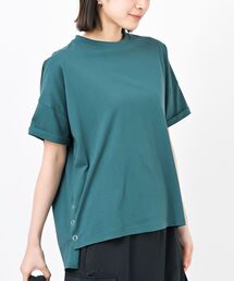 裾ボタンBIGカットTee