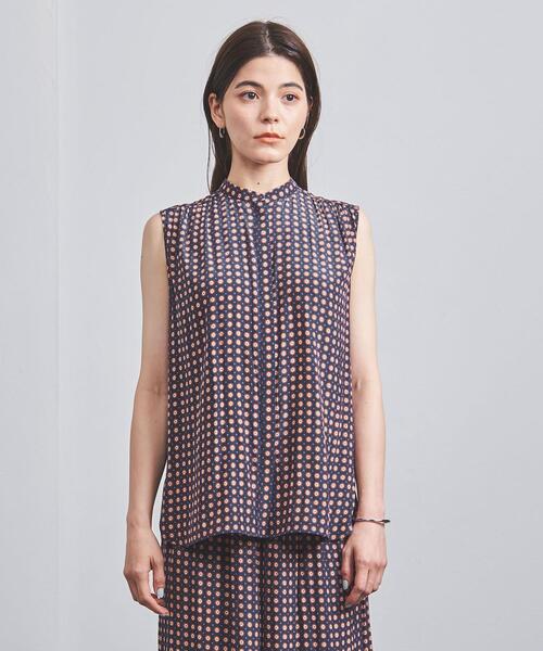 UNITED ARROWS ノースリーブ ブラウス 総柄 UNITED ARROWS（ユナイテッドアローズ）の「＜UNITED ARROWS＞P