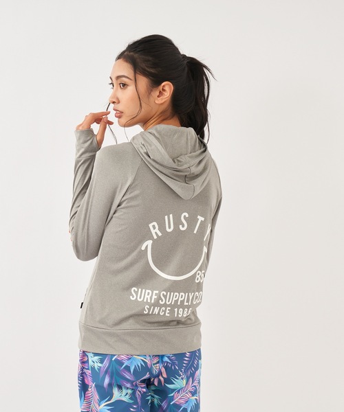 ラッシュガード Rusty ラスティー レディースラッシュガード スマイルシリーズ3 960円