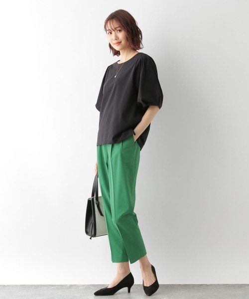 GLOBAL WORK(グローバルワーク)の「快適袖ボリュームプルオーバー/268954(Tシャツ/カットソー・レディース・ホワイト/ライトグリーン/ブラック/ベージュ・MEDIUM/LARGE)」の7枚目の写真