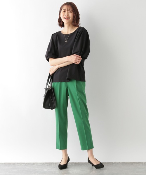 GLOBAL WORK(グローバルワーク)の「快適袖ボリュームプルオーバー/268954(Tシャツ/カットソー・レディース・ホワイト/ライトグリーン/ブラック/ベージュ・MEDIUM/LARGE)」の8枚目の写真