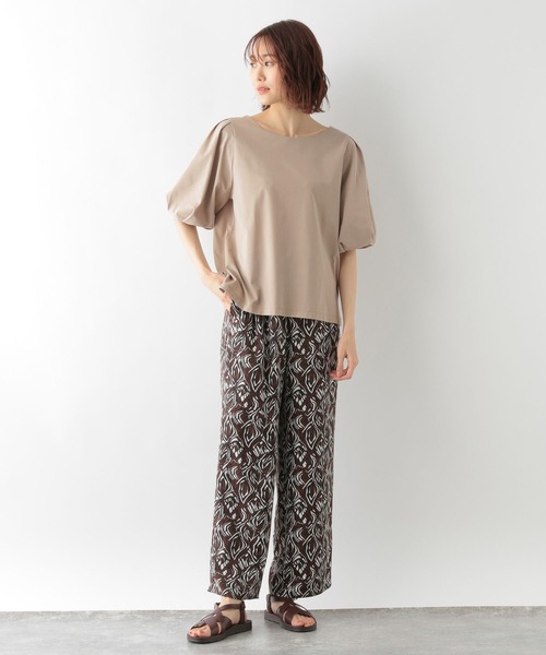 GLOBAL WORK(グローバルワーク)の「快適袖ボリュームプルオーバー/268954(Tシャツ/カットソー・レディース・ホワイト/ライトグリーン/ブラック/ベージュ・MEDIUM/LARGE)」の9枚目の写真