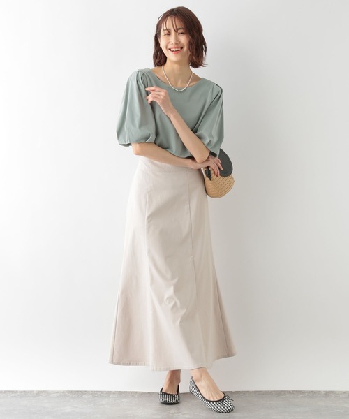 GLOBAL WORK(グローバルワーク)の「快適袖ボリュームプルオーバー/268954(Tシャツ/カットソー・レディース・ホワイト/ライトグリーン/ブラック/ベージュ・MEDIUM/LARGE)」の11枚目の写真
