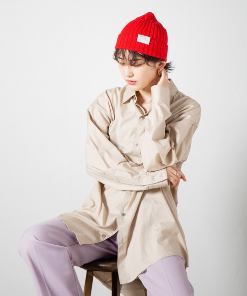 RACAL(ラカル)の「C/A Standard Knit Cap, Knit Watch, Knit Beanie / スタンダードニットキャップ : ニットワッチ : ニットビーニー(ニットキャップ/ビーニー・レディース・ネイビー/ベージュ/ブラック/ブラウン/チャコールグレー/アイボリー/オレンジ/レッド/オリーブ・FREE)」の8枚目の写真