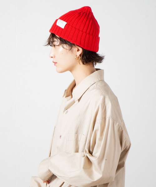 RACAL(ラカル)の「C/A Standard Knit Cap, Knit Watch, Knit Beanie / スタンダードニットキャップ : ニットワッチ : ニットビーニー(ニットキャップ/ビーニー・レディース・ネイビー/ベージュ/ブラック/ブラウン/チャコールグレー/アイボリー/オレンジ/レッド/オリーブ・FREE)」の11枚目の写真