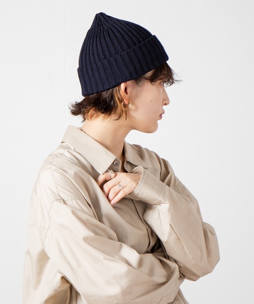 RACAL(ラカル)の「C/A Standard Knit Cap, Knit Watch, Knit Beanie / スタンダードニットキャップ : ニットワッチ : ニットビーニー(ニットキャップ/ビーニー・レディース・ネイビー/ベージュ/ブラック/ブラウン/チャコールグレー/アイボリー/オレンジ/レッド/オリーブ・FREE)」の13枚目の写真