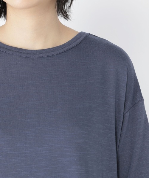 studio CLIP（スタディオクリップ）の「【WEB限定/ウォッシャブル】ギャザーカットワンピース（ワンピース・レディース・ネイビー/ブラック/グリーン/パープル・FREE）」の13枚目の写真