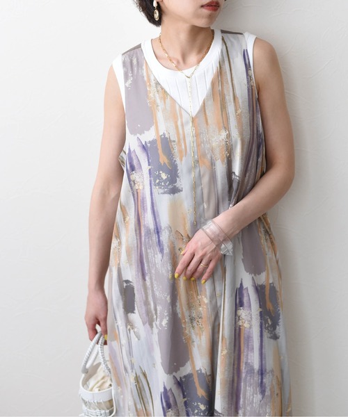 Eimee Law（エイミーロウ）の「オイルペイント2WAYドレス