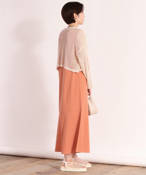 完売商品 DECEMBERMAY 2WAY ワンピース ノースリーブ メッシュ セール】【SET ITEM】2WAYメッシュカーディガン＋ノースリーブ