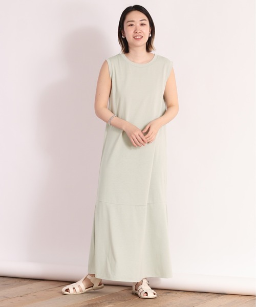 cepo(セポ)の「【SET ITEM】2WAYメッシュカーディガン+ノースリーブワンピース(ワンピース・レディース・ブラック/グレー/オレンジ・M)」の10枚目の写真