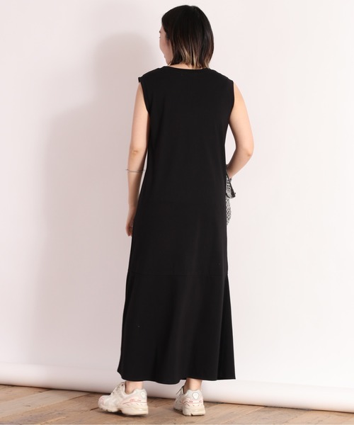 完売商品 DECEMBERMAY 2WAY ワンピース ノースリーブ メッシュ セール】【SET ITEM】2WAYメッシュカーディガン＋ノースリーブ