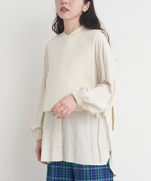 yuni（ユニ ）の「135/2コットンブロードbaloon sleeve ブラウス