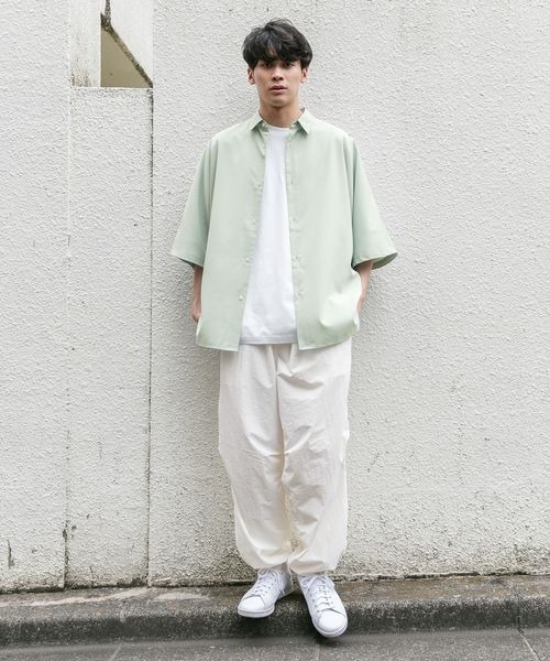 LOWRYS FARM（ローリーズファーム）の「スノーナイロンボリュームパンツ　294635（その他パンツ・メンズ・ホワイト/グリーン・MEDIUM/LARGE）」の5枚目の写真