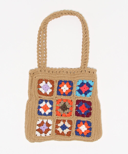 VENCEEXCHANGE（ヴァンスエクスチェンジ）の「クロシェ編みトートバッグ（トートバッグ・レディース・ベージュ/ブラック/オフホワイト・FREE）」の10枚目の写真