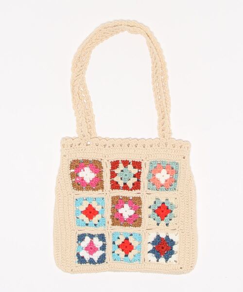 VENCEEXCHANGE（ヴァンスエクスチェンジ）の「クロシェ編みトートバッグ（トートバッグ・レディース・ベージュ/ブラック/オフホワイト・FREE）」の11枚目の写真